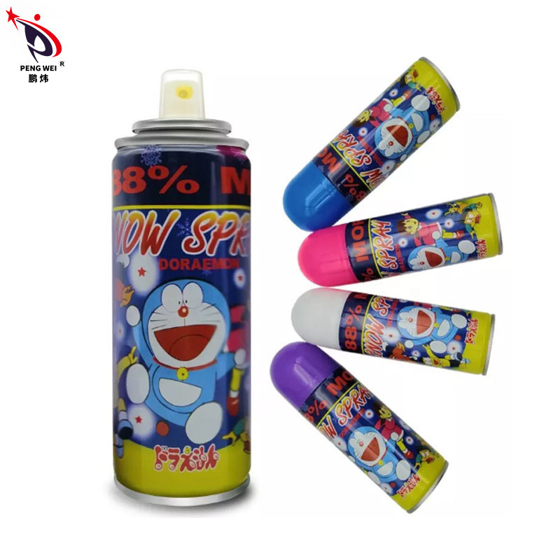 Xịt tuyết Doraemon giả nhân tạo tạm thời Nhiều màu bền cho cây