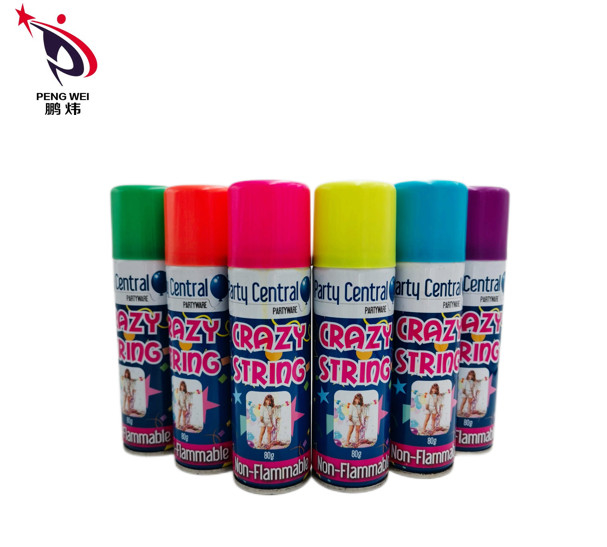 45g 50g Lễ hội Chuỗi Xịt nhiều màu có nắp nhựa
