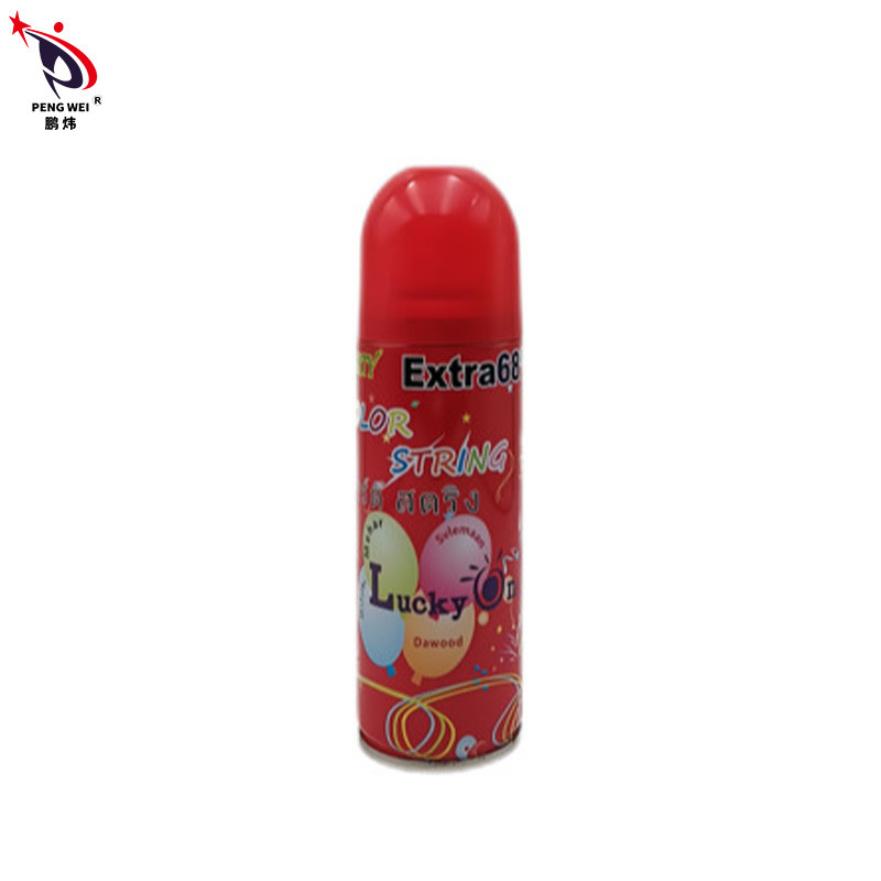 Xịt khoáng Party Streamer không mùi không dễ cháy, Xịt nhiều màu Chuỗi ngớ ngẩn