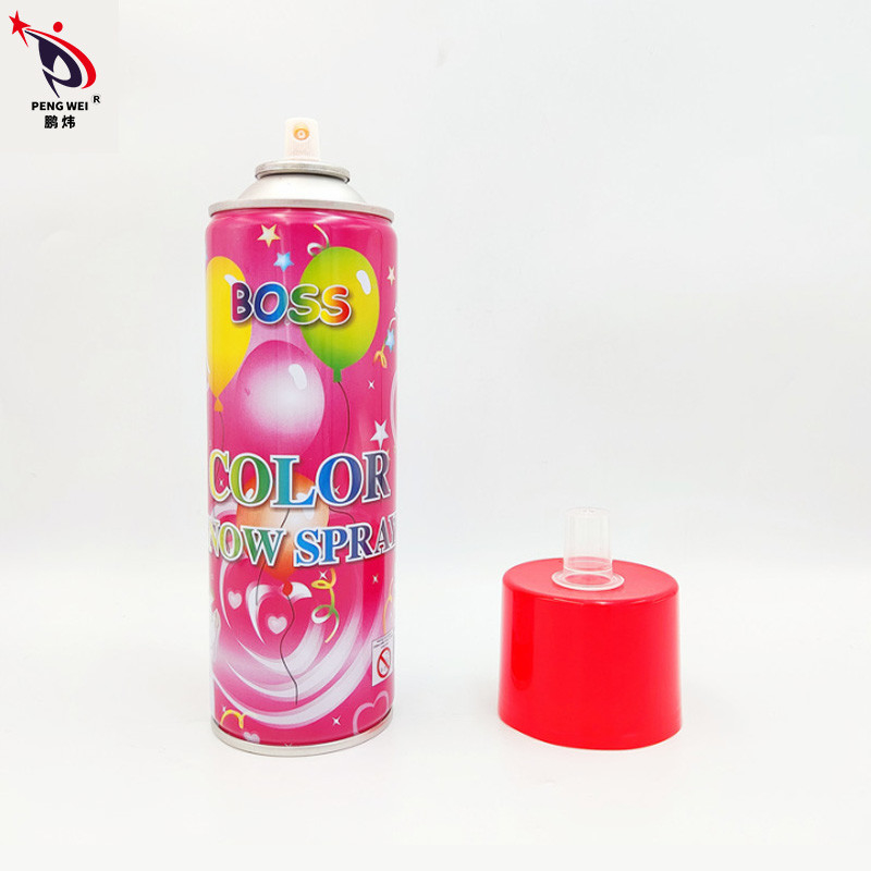 Thiếc Bình xịt tuyết giả nhiều màu, Bình xịt tuyết cho Giáng sinh Boss Bình xịt tuyết
