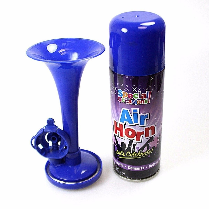 250ml Party Aerosol Air Horn Cầm tay Thân thiện với môi trường Màu đỏ và xanh