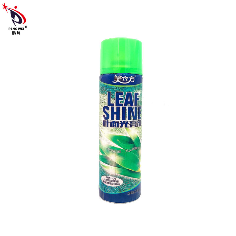 600ml Nước dựa trên lá Shine Spray Chất liệu kim loại không độc hại Màu tinh khiết