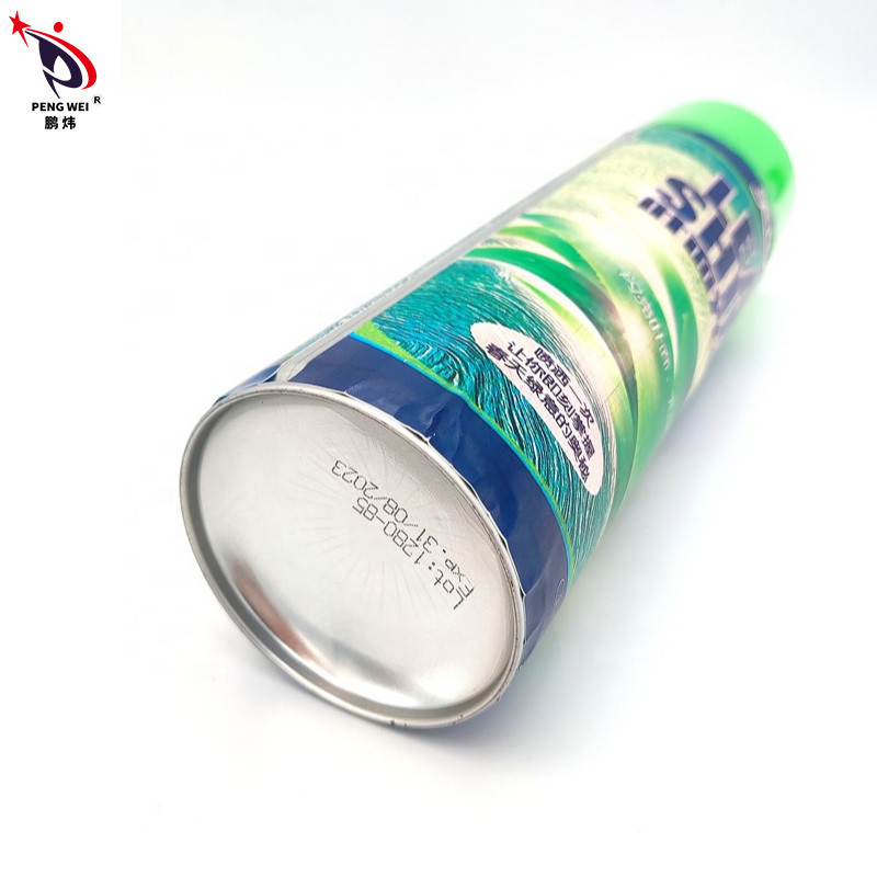 600ml Nước dựa trên lá Shine Spray Chất liệu kim loại không độc hại Màu tinh khiết