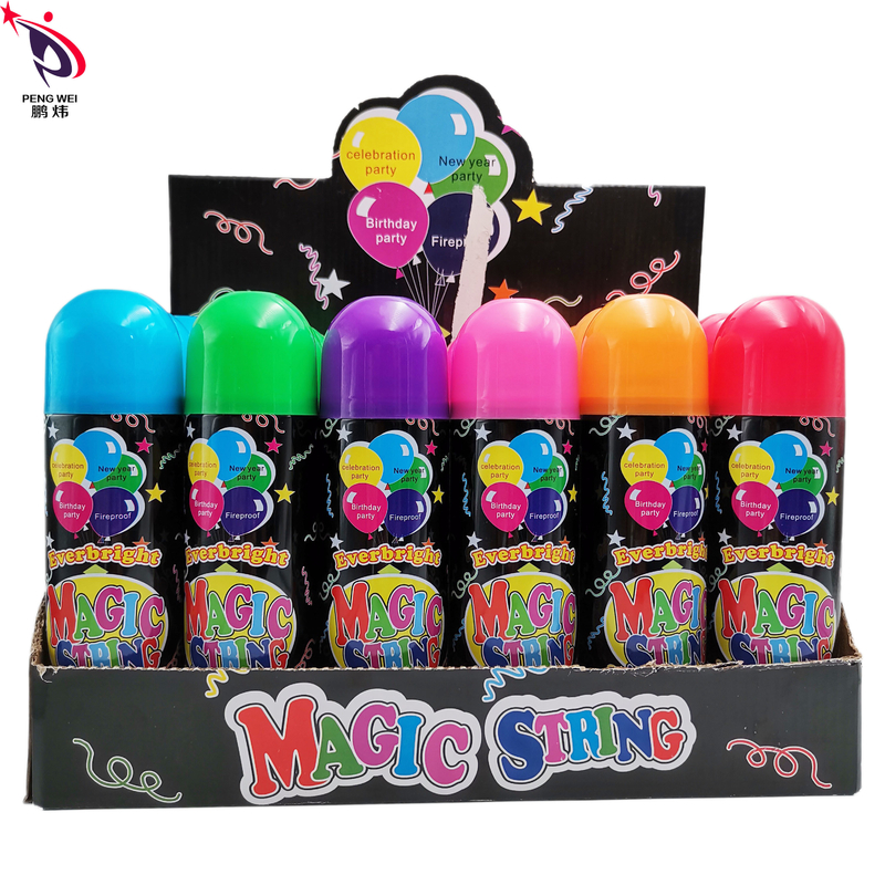 52x150mm Silly String Spray có thể nhiều màu bền cho đám cưới