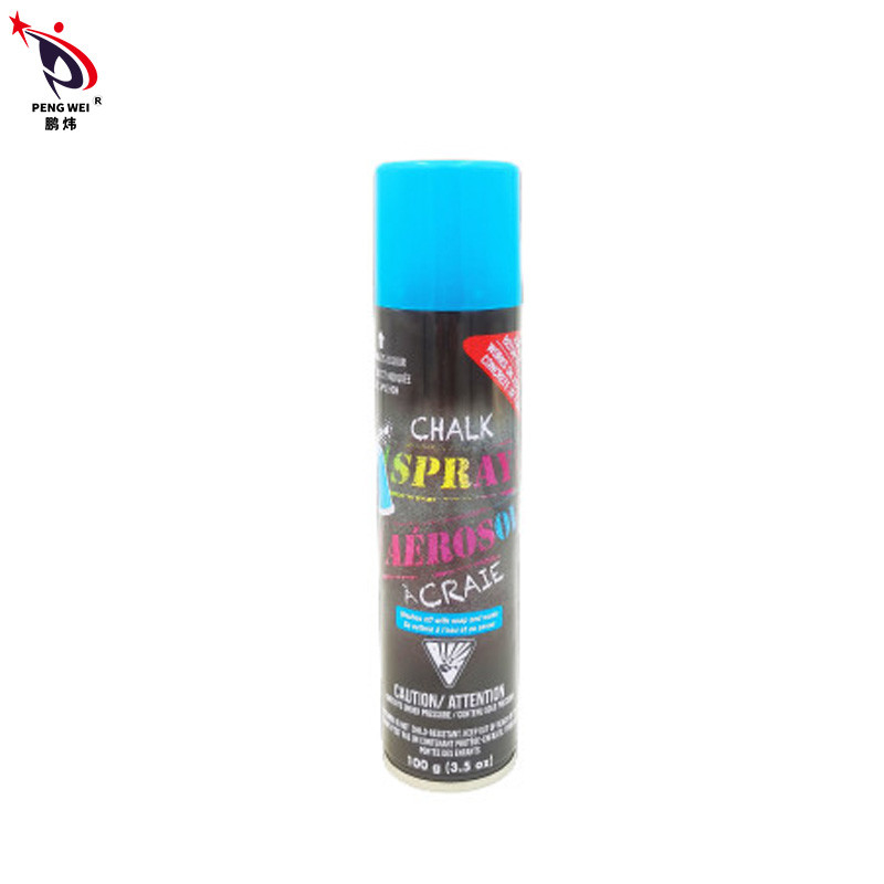 Xịt phấn Graffiti màu xanh lam không mùi Nhiều màu có thể giặt được 100 gam