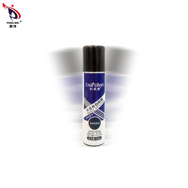 120ml Tonic Repair Root Hair Color Sprays Nature Dark Brown Spray 50 * 150mm