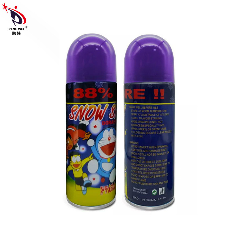Lễ cưới Sinh nhật Cây thông Noel Bông tuyết Xịt trang trí Nhân tạo Doraemon 250ml