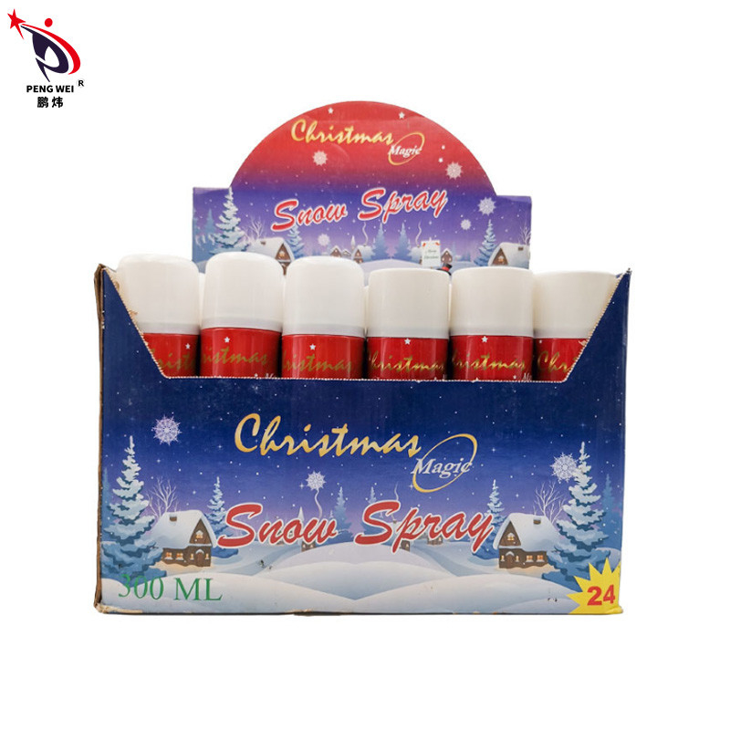 Christmas Party Thiếc Xịt tuyết nhân tạo Xịt bọt tuyết có màu 250ml