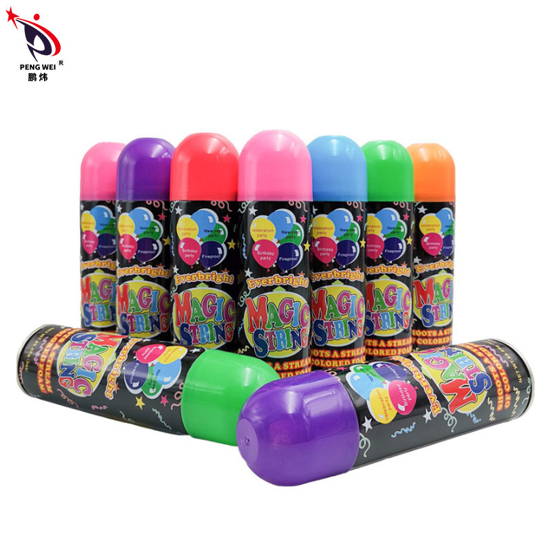 MSDS CE Eco Friendly Party String Spray Snow For Birthday Party 52 * 160mm