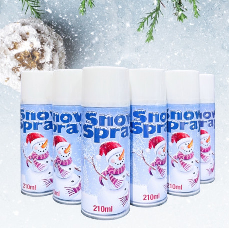 EN71 Snowman Snow Spray Christmas Tree Window Glass Stencil Party Decor