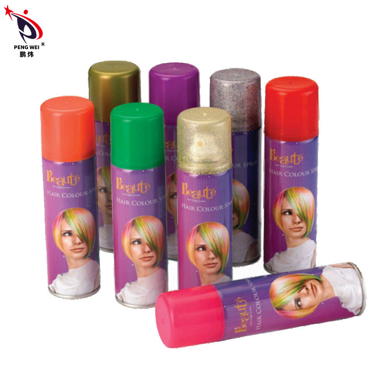 Xịt tóc long lanh có hương thơm tốt Halloween 150ml Xịt màu tóc nhuộm bóng