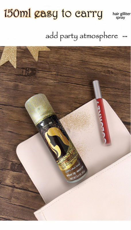 Xịt tóc long lanh có hương thơm tốt Halloween 150ml Xịt màu tóc nhuộm bóng