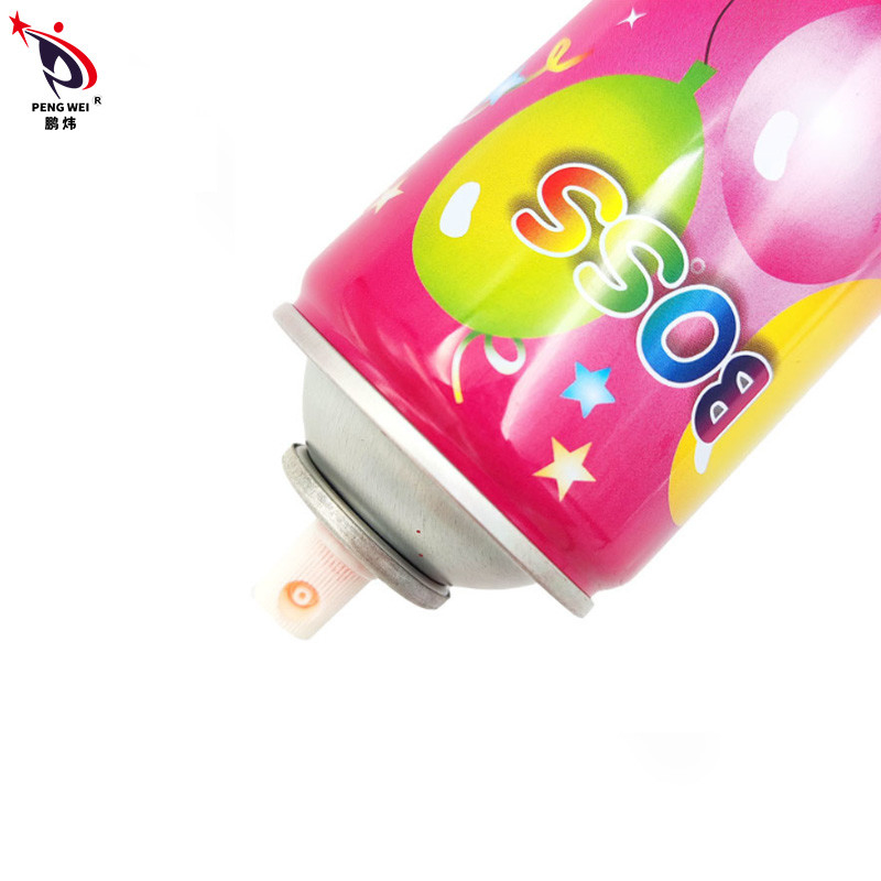 Bình xịt tuyết màu Boss 550ml Thân thiện với môi trường Trang trí đám cưới Carnival Đảng Bình xịt tuyết bọt