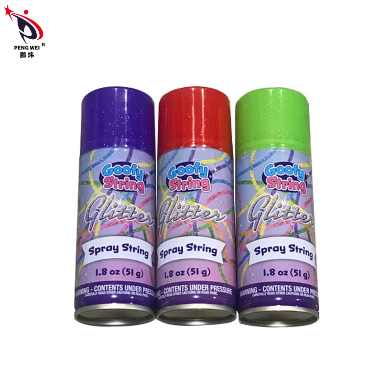 Nhiều màu đám cưới tiệc sinh nhật lễ hội tiệc giáng sinh xịt tay ruy băng điên rồ xịt dây ngớ ngẩn
