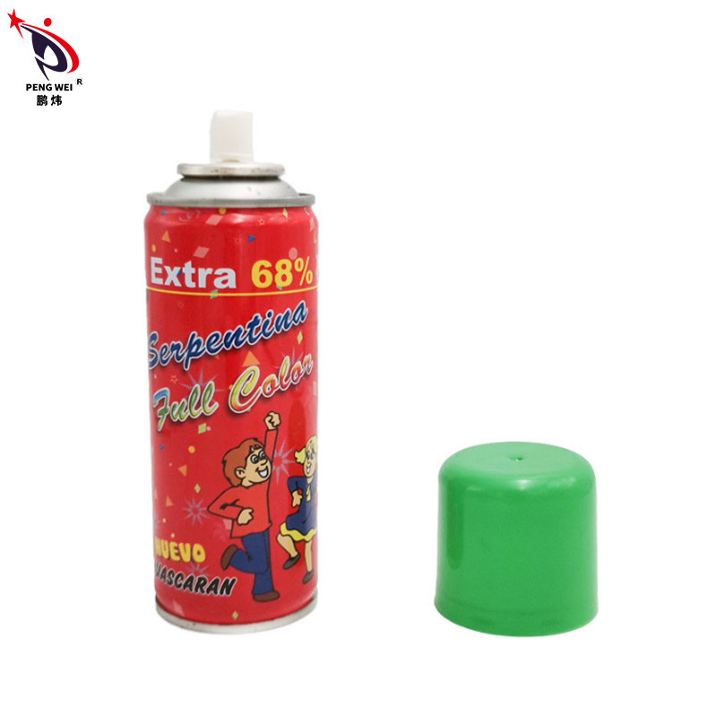 Bán buôn tiệc cưới Giáng sinh đầy màu sắc Crazy String Spray / Crazy Ribbon Spray