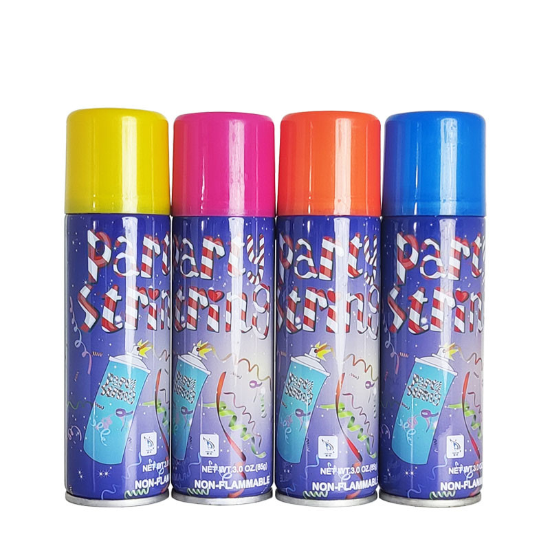 Nhà sản xuất bên streamer phun bọt chuỗi ngớ ngẩn bên chuỗi màu phun cho lễ kỷ niệm bữa tiệc