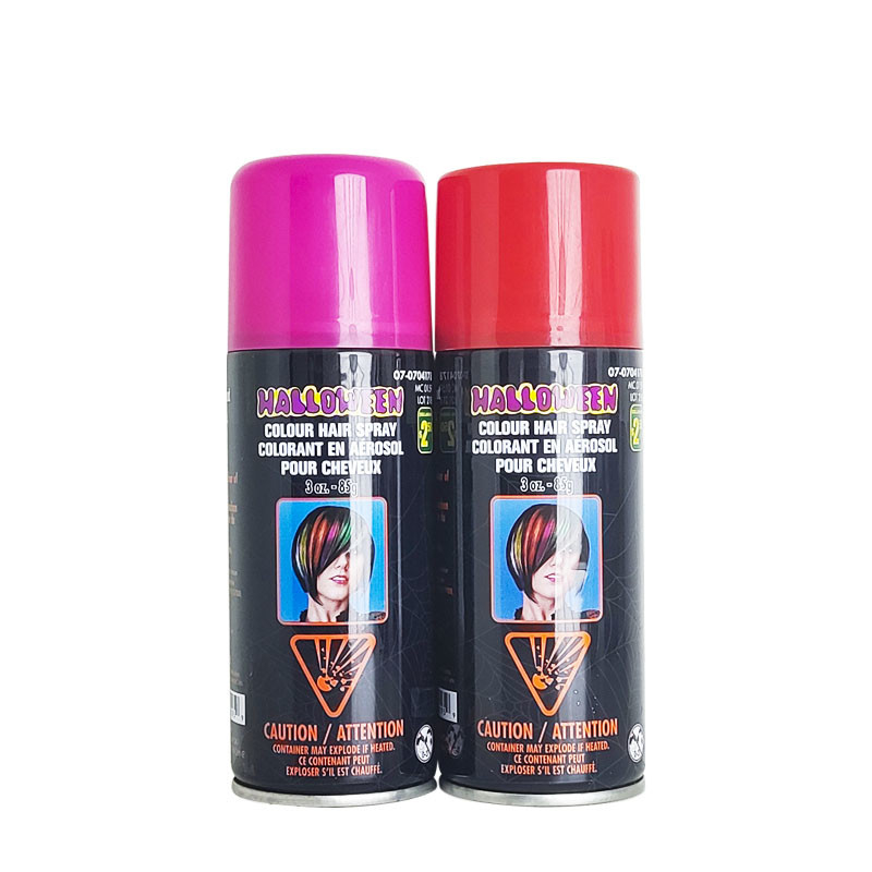 Đảng phổ biến Cung cấp Xịt màu tóc Keo xịt tóc thay đổi màu đen Xịt màu tóc tạm thời