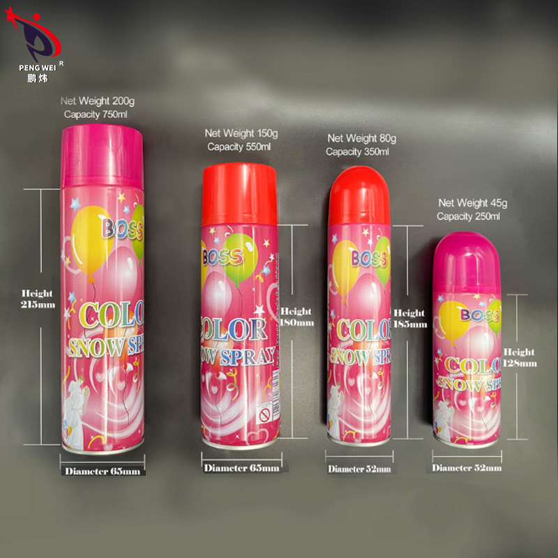 Bình xịt tuyết nhân tạo 200g Màu Giáng sinh Tiệc sinh nhật Lễ hội Boss Bọt tuyết