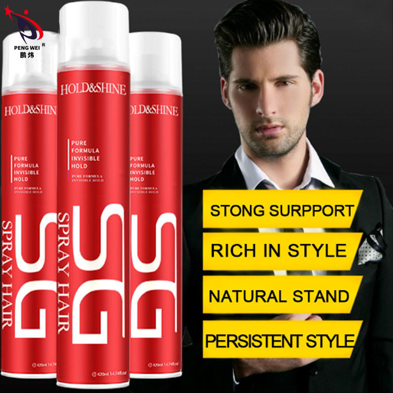 Keo xịt tóc khô nhanh Salon Hương thơm tạo kiểu tóc cứng Keo xịt giữ nếp tóc 420ml