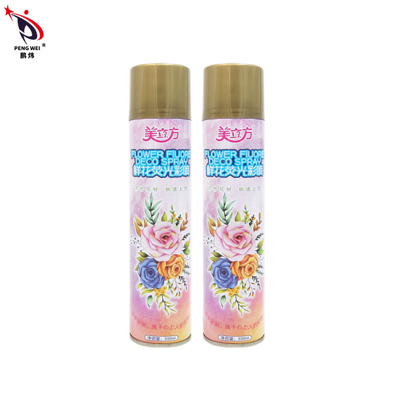 EN71 Xịt sơn hoa đầy màu sắc cho hoa thật tươi Người bán hoa khô nhanh
