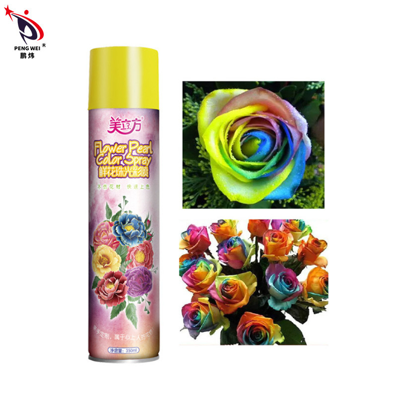 Color Florist Rose Gold Flower Paint Spray 350ml cho bao bì quà tặng hoa