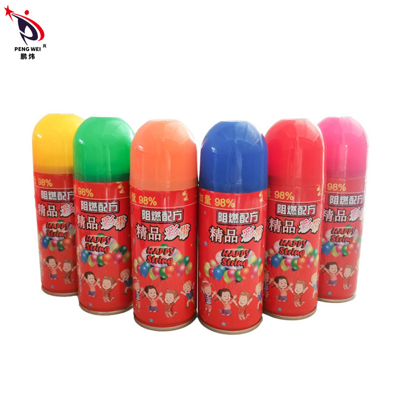 Đầy màu sắc Không độc hại Không cháy Silly Chuỗi Spray Trang trí Đảng
