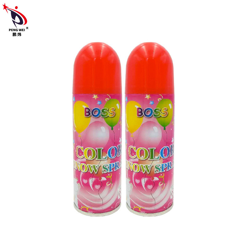 Custom 250ml Party Wedding Bọt Snow Spray Blue Green Red Màu