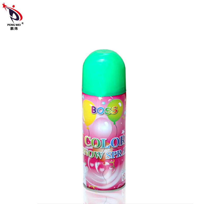 Custom 250ml Party Wedding Bọt Snow Spray Blue Green Red Màu
