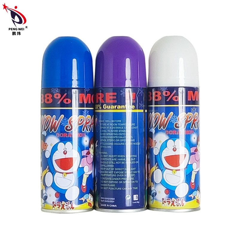 Xịt tuyết nhiều màu thời trang không bắt lửa 250ml cho sinh nhật