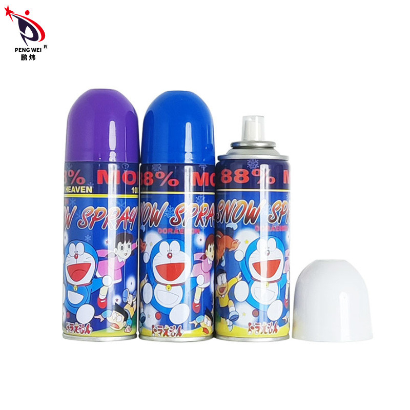Xịt tuyết nhiều màu thời trang không bắt lửa 250ml cho sinh nhật