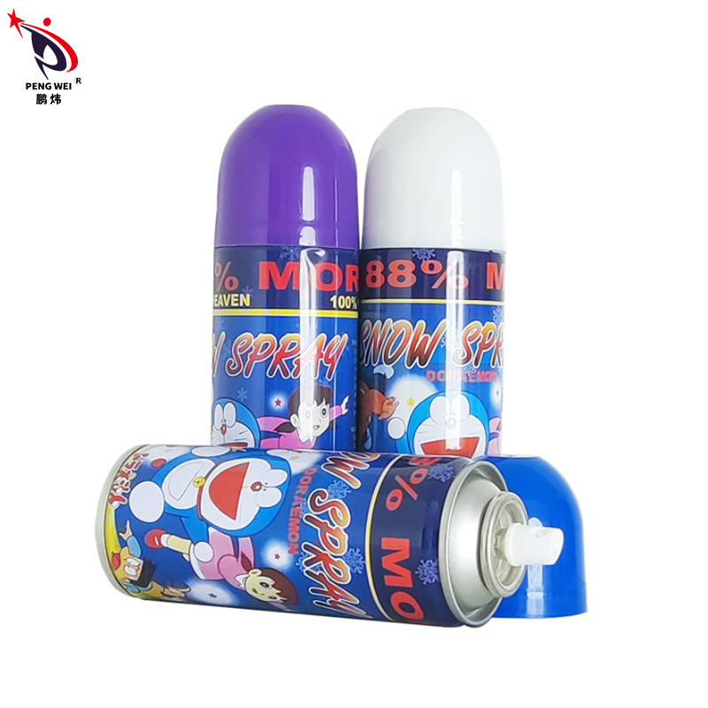 Xịt tuyết nhiều màu thời trang không bắt lửa 250ml cho sinh nhật