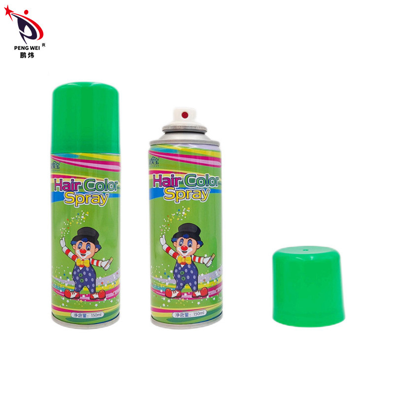 250ml Xịt màu tóc tạm thời dùng một lần Xịt tạo kiểu tóc Unisex Trang trí tiệc