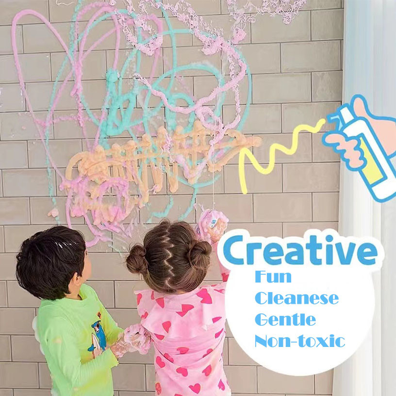 OEM Baby Bubble Foam Spray Để thư giãn các mẫu sơn