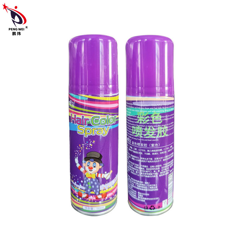 Máy xịt màu tóc có thể rửa lâu dài với các thành phần rượu thơm tùy chỉnh