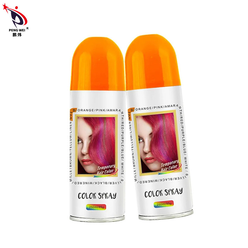 Không độc hại Màu sắc màu Phục vụ Sơn tóc Xịt tạm thời có thể rửa