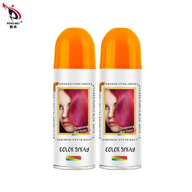 Không độc hại Màu sắc màu Phục vụ Sơn tóc Xịt tạm thời có thể rửa