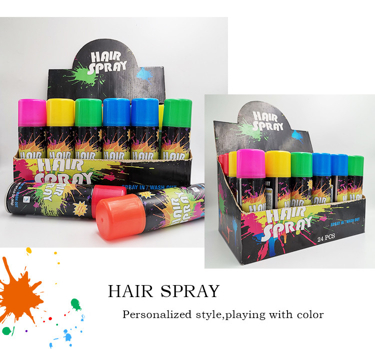 150ml Xịt tạo màu tóc Multiscene Party, Xịt màu nhuộm tóc tạm thời vô hại