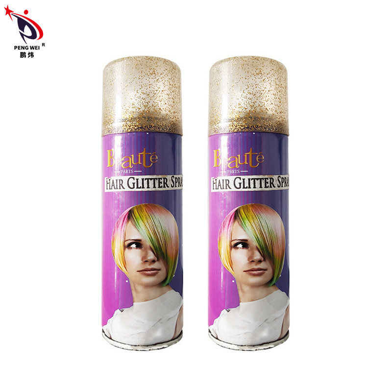 200ml Xịt long lanh không hại tóc Màu vàng không độc hại Bền