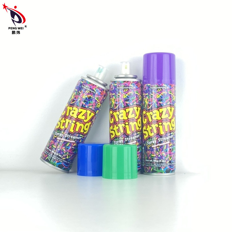 OEM 8+ Age Range Goofy String Spray Đồ cười Màu sắc Silly String Spray