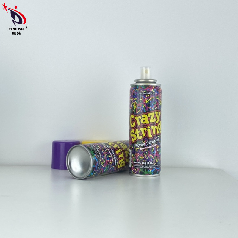 OEM 8+ Age Range Goofy String Spray Đồ cười Màu sắc Silly String Spray