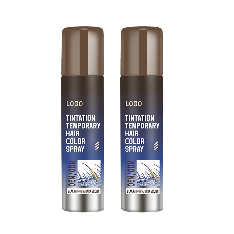 Xịt màu tóc tạm thời có thể giặt được 52 * 128mm Màu xanh lam