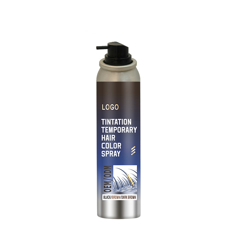 Xịt màu tóc tạm thời có thể giặt được 52 * 128mm Màu xanh lam
