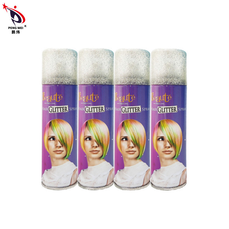 Nước xịt sơn tóc tạm thời Nước xịt tóc rực rỡ để trông phong cách