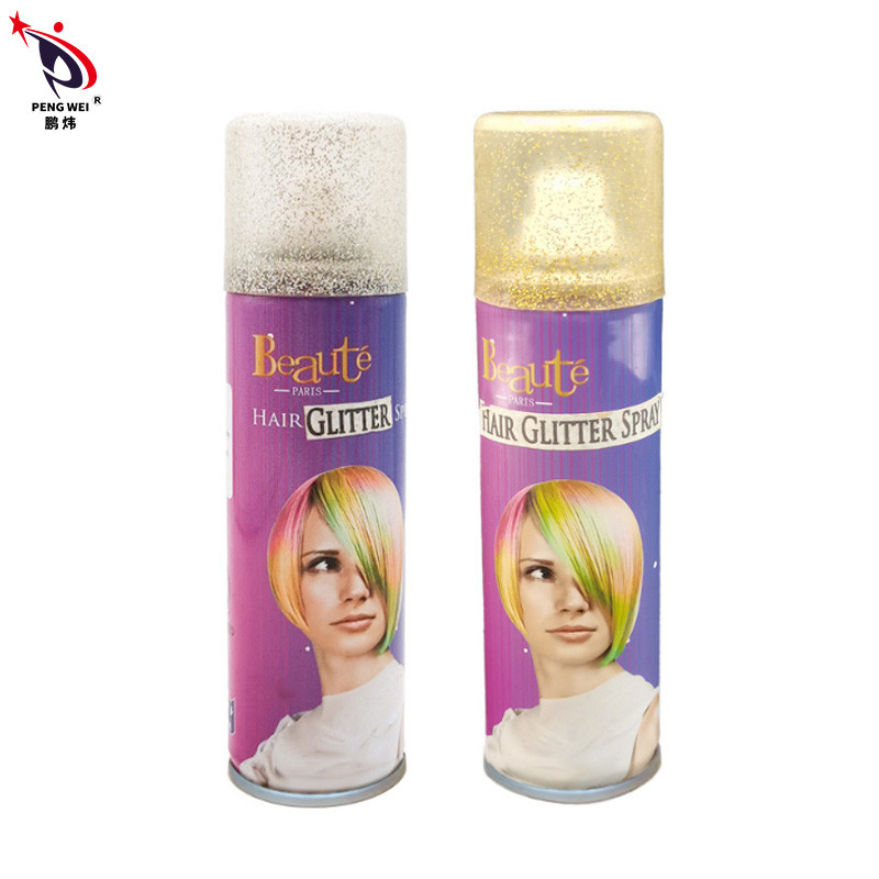 Màu sắc 150ml Hair Glitter Spray With Light Hold Hair Styling MSDS