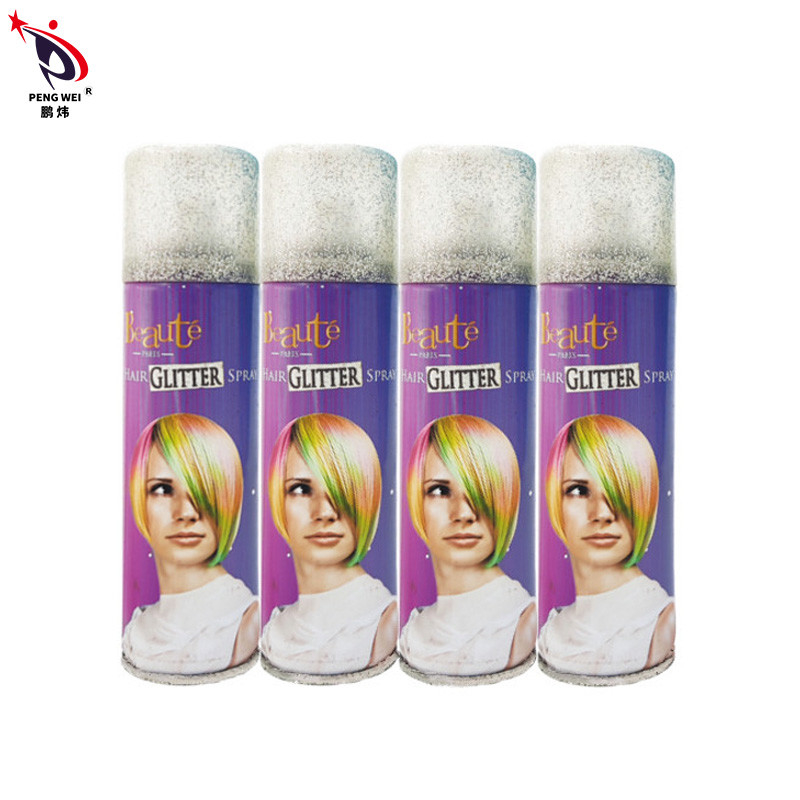 Màu sắc 150ml Hair Glitter Spray With Light Hold Hair Styling MSDS