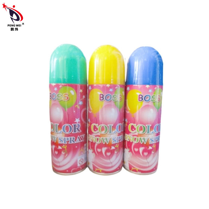 Bầu tuyết nhân tạo màu trắng hoặc màu sắc 400ml Lễ hội