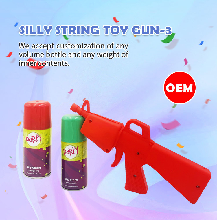 Halloween Non - Đánh cháy Party Crazy String Toy Gun For Kids Độ tuổi 8+