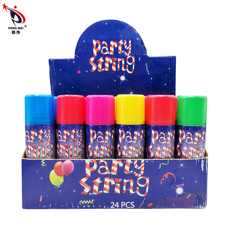 Custom Made Funny 80g Colorful Silly String Spray Lễ cưới