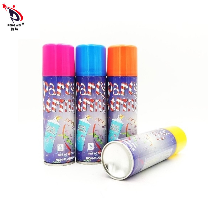 Custom Made Funny 80g Colorful Silly String Spray Lễ cưới